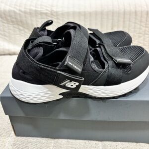 New Balance Black and White Athletic Shoes